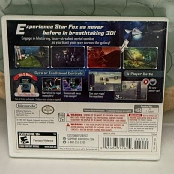 NINTENDO 3DS Star Fox 64 3D Cartridge, Case and Instruction Booklet - Picture 2 of 6